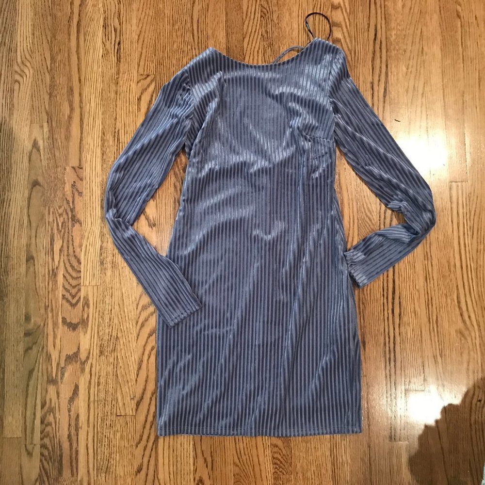 NWT Long Sleeve Velvet Bodycon Dress